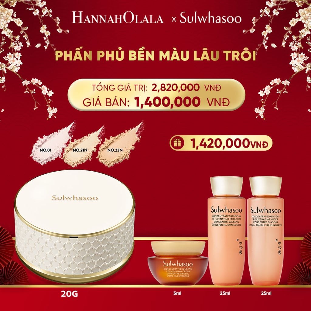  DEAL 6: PHẤN PHỦ PERFECTING POWDER 