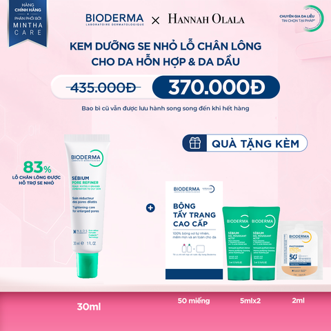  KEM DƯỠNG THU NHỎ LỖ CHÂN LÔNG CHO DA DẦU MỤN 