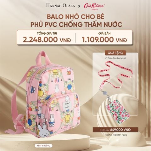  DEAL 8: BALO NHỎ CHO BÉ CATH KIDSTON PHỦ PVC CHỐNG THẤM NƯỚC 