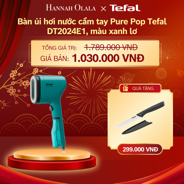  DEAL 4: BÀN ỦI HƠI NƯỚC CẦM TAY PURE POP TEFAL DT2020E1 