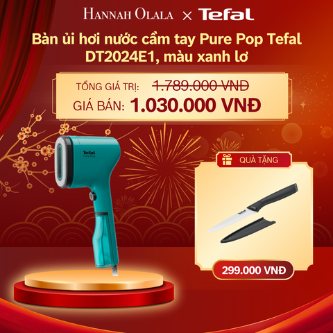  DEAL 4: BÀN ỦI HƠI NƯỚC CẦM TAY PURE POP TEFAL DT2020E1 