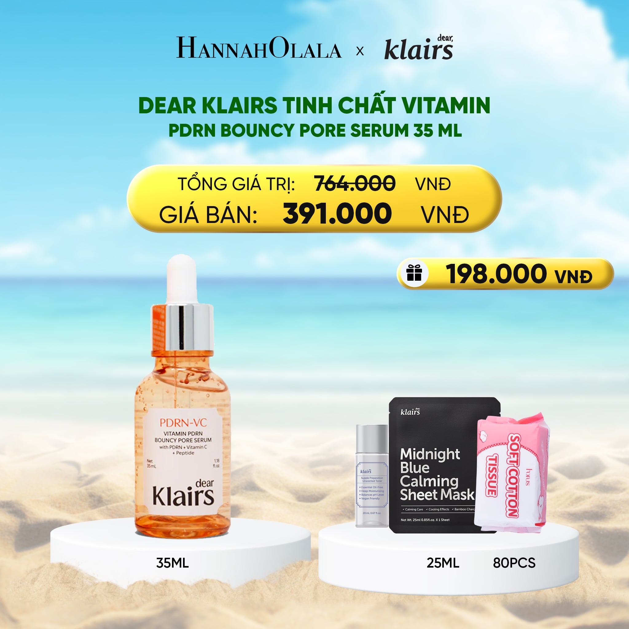 Serum Klairs Vitamin C Freshly Juiced Vitamin Drop Dear Klairs Tinh Chất Dưỡng Trắng Da Hàn Quốc 35Ml | Jnn2.Vn