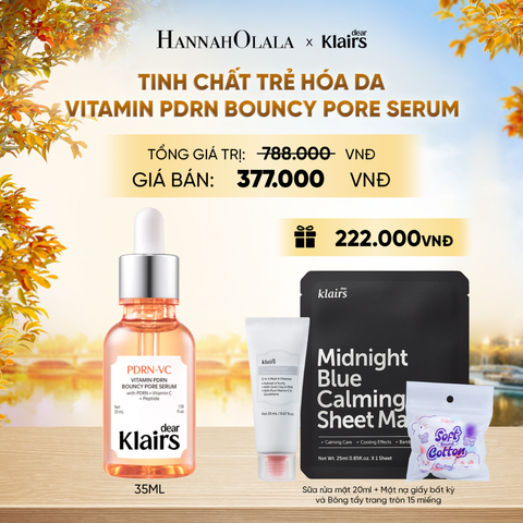  DEAR KLAIRS TINH CHẤT VITAMIN PDRN BOUNCY PORE SERUM 35 ML - E152 