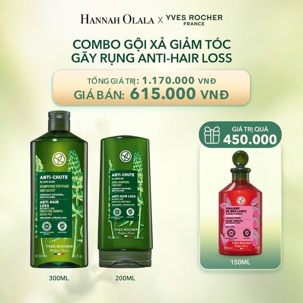  DEAL 12: COMBO GỘI XẢ GIẢM TÓC GÃY RỤNG ANTI-HAIR LOSS 