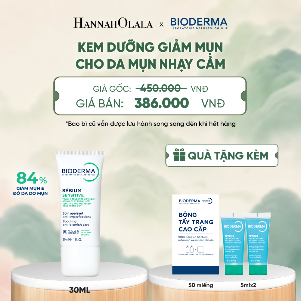  KEM DƯỠNG GIẢM MỤN VIÊM CHO DA MỤN NHẠY CẢM VÀ DỄ NỔI MỤN - DEAL 8 - A216 
