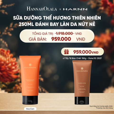  SỮA DƯỠNG THỂ BODY LOTION HARNN 250ML ĐÁNH BAY LÀN DA NỨT NẺ - A4055 