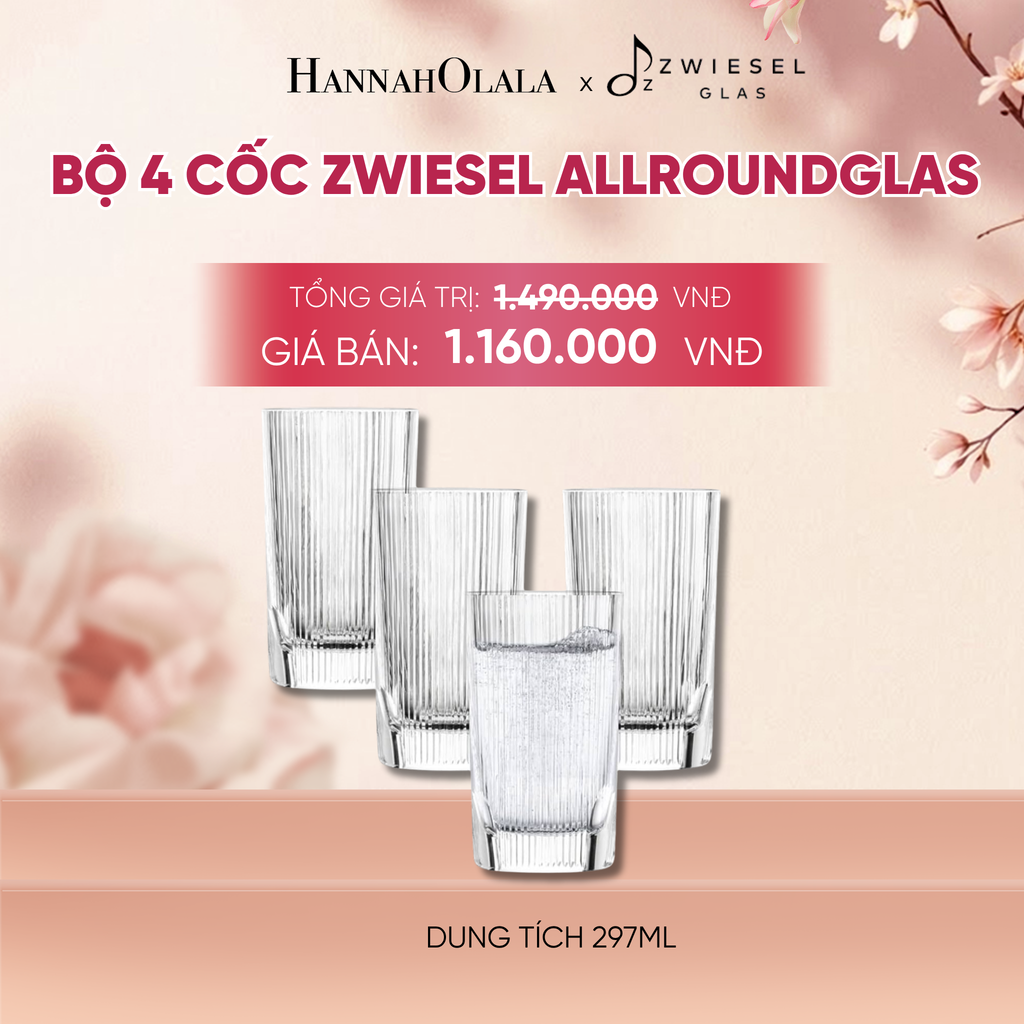  BỘ 4 CỐC ZWIESEL ALLROUNDGLAS - A827 