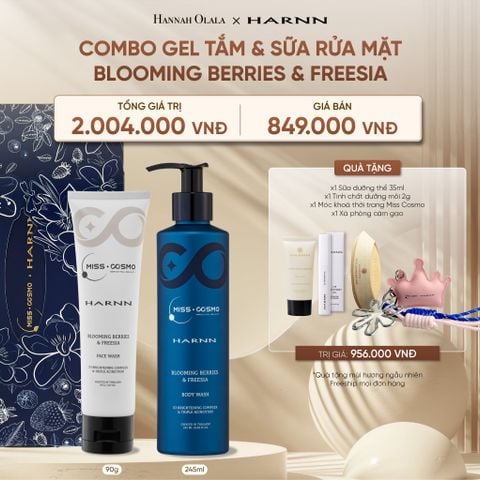  DEAL 8: COMBO GEL TẮM & SỮA RỬA MẶT BLOOMING BERRIES & FREESIA 