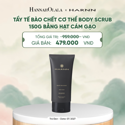  TẨY TẾ BÀO CHẾT CƠ THỂ BODY SCRUB 150G BẰNG HẠT CÁM GẠO HƯƠNG TINH DẦU THIÊN NHIÊN - A4059 