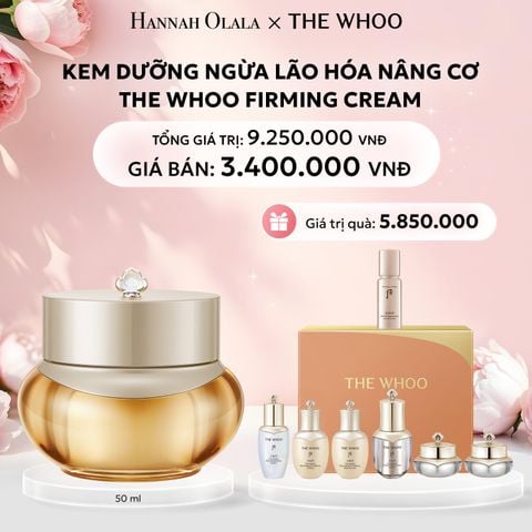  E809: DEAL 8: KEM DƯỠNG NGỪA LÃO HÓA NÂNG CƠ THE WHOO FIRMING CREAM 50ML - [GIAO HÀNG TỪ 03/10] 