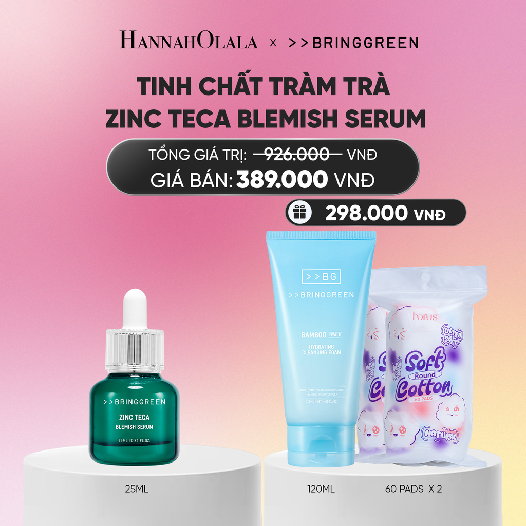  TINH CHẤT TRÀM TRÀ BRING GREEN ZINC TECA BLEMISH SERUM DÀNH CHO DA DẦU MỤN 25ML_A2023 
