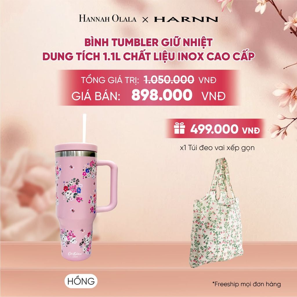  BÌNH TUMBLER GIỮ NHIỆT CATH KIDSTON DUNG TÍCH 1.1L CHẤT LIỆU INOX CAO CẤP - A2072 