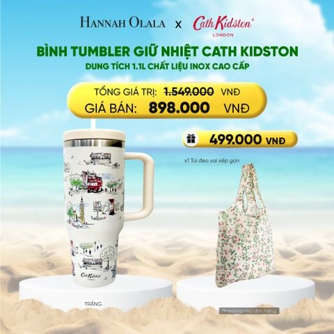  DEAL 8. BÌNH TUMBLER GIỮ NHIỆT CATH KIDSTON DUNG TÍCH 1.1L CHẤT LIỆU INOX CAO CẤP 