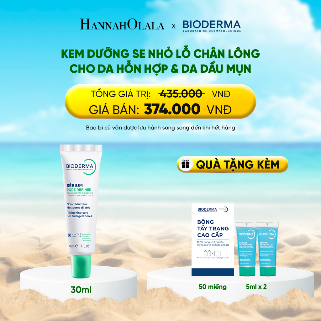  DEAL 8: KEM DƯỠNG THU NHỎ LỖ CHÂN LÔNG CHO DA DẦU MỤN 