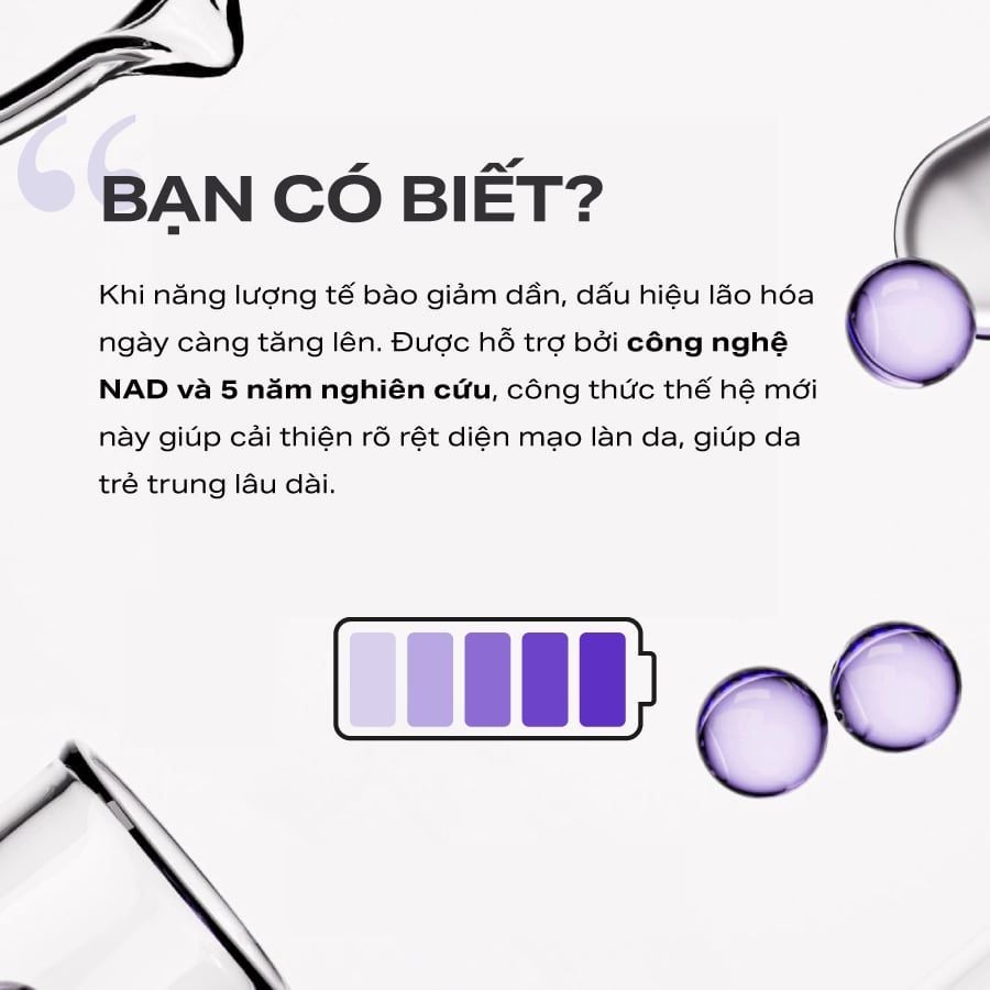  DEAL 12: [MỚI RA MẮT] TINH CHẤT KHỞI SINH NAD+ CELLULARYOUTH LONGEVITY 