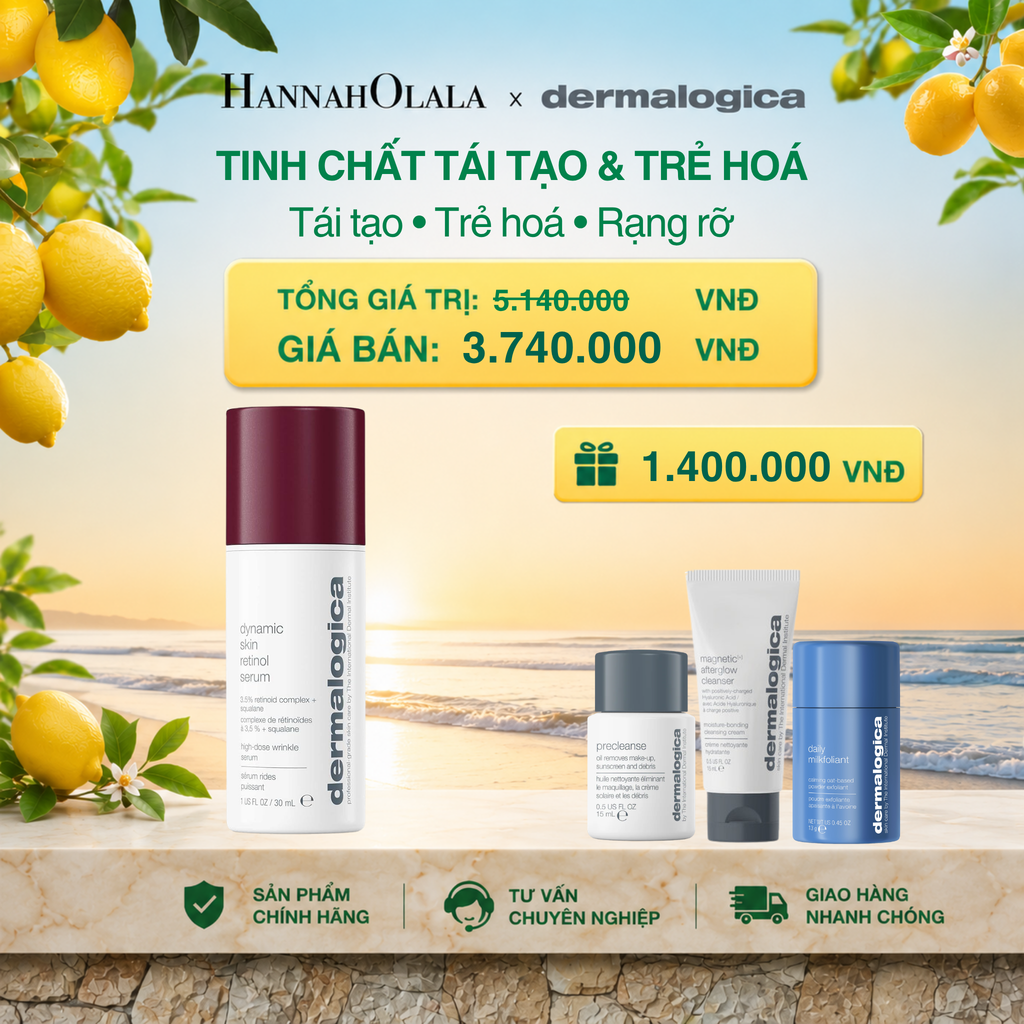  TINH CHẤT TÁI CẤU TRÚC & ĐẢO NGƯỢC LÃO HOÁ DYNAMIC SKIN RETINOL 3,5% 30ML - DEAL 7 
