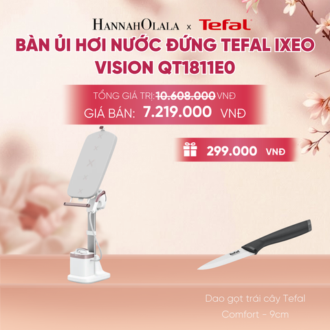  BÀN ỦI HƠI NƯỚC ĐỨNG TEFAL IXEO VISION QT1811E0 - A485 