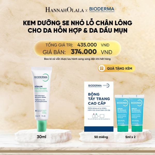  KEM DƯỠNG THU NHỎ LỖ CHÂN LÔNG CHO DA DẦU MỤN 