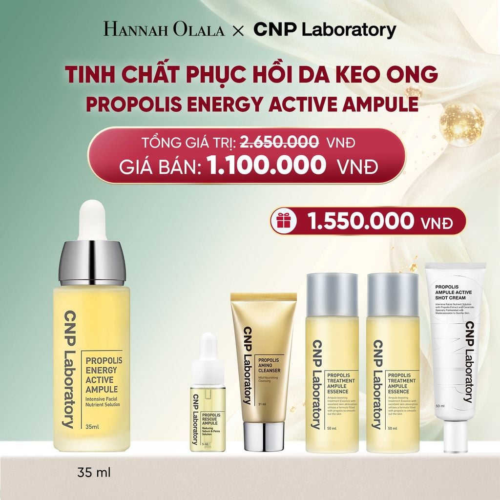 DEAL 58: TINH CHẤT PHỤC HỒI DA KEO ONG CNP PROPOLIS ENERGY ACTIVE AMPULE 35ML 