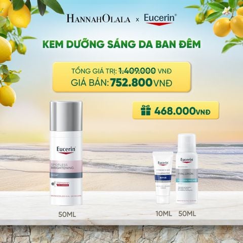  KEM DƯỠNG ĐÊM GIẢM THÂM NÁM & SÁNG DA EUCERIN SPOTLESS BRIGHTENING 50ML DEAL 8: 