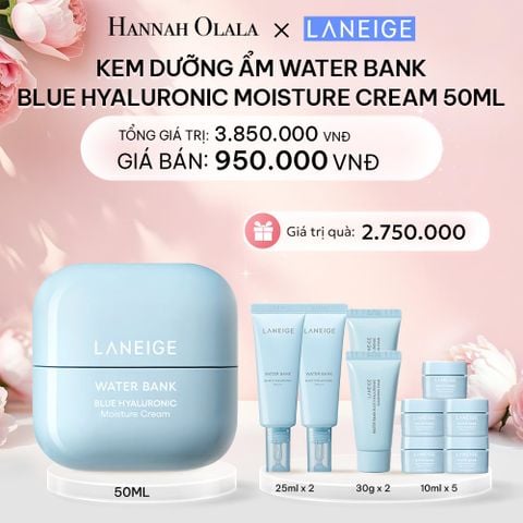  E765: DEAL 7: KEM DƯỠNG ẨM WATER BANK BLUE HYALURONIC MOISTURE CREAM 50ML - [GIAO HÀNG TỪ 03/10] 