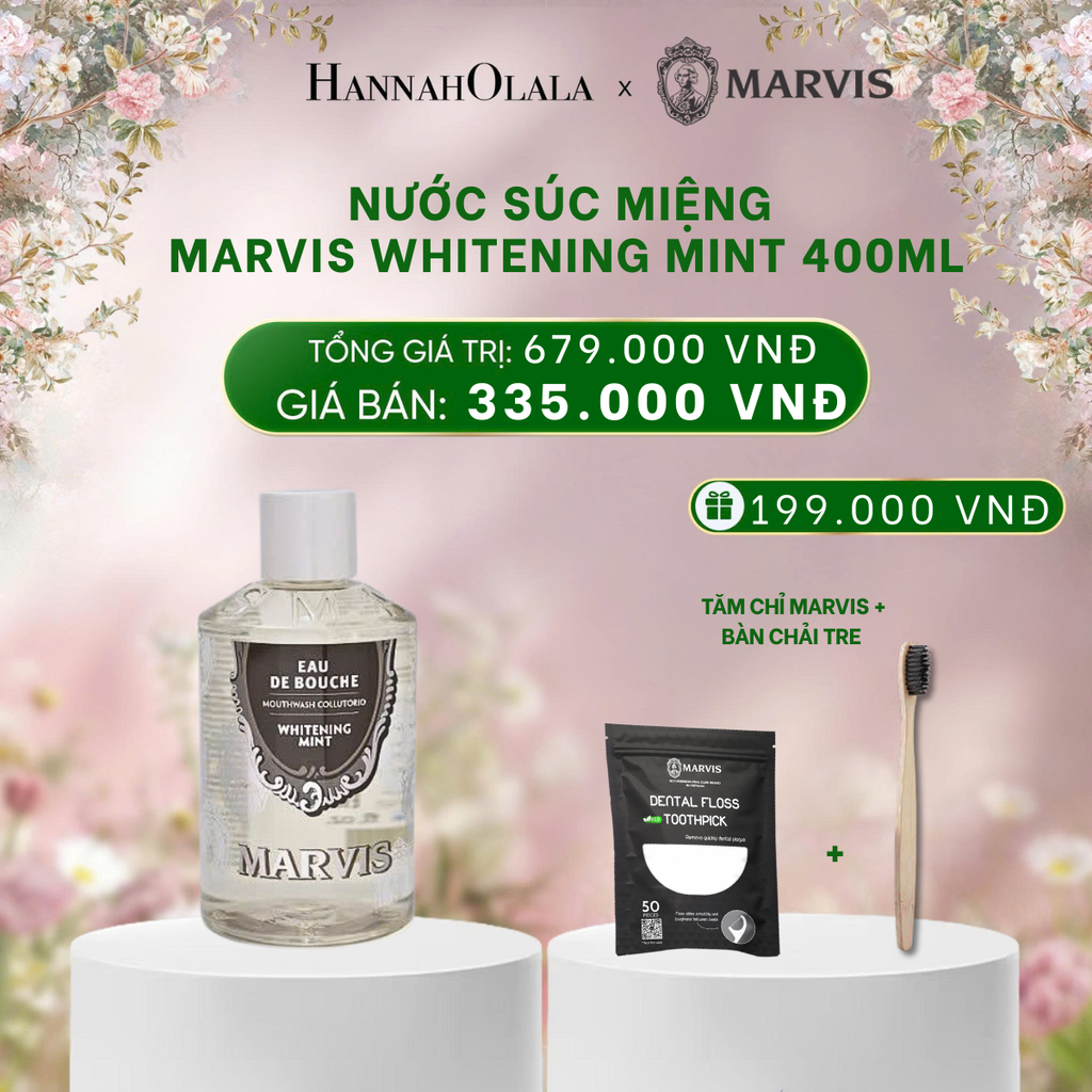  DEAL 1: NƯỚC SÚC MIỆNG MARVIS MOUTHWASH 400ML 