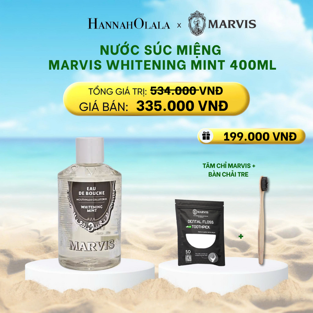  DEAL 1: NƯỚC SÚC MIỆNG MARVIS MOUTHWASH 400ML 