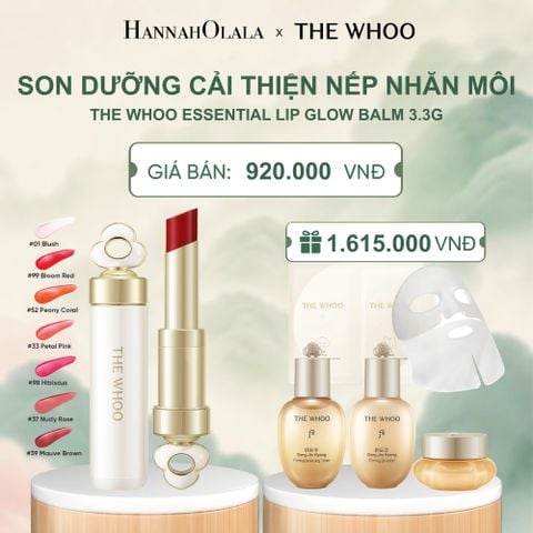  SON DƯỠNG CẢI THIỆN NẾP NHĂN MÔI THE WHOO ESSENTIAL LIP GLOW BALM 