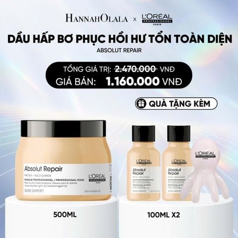  D29_DEAL 10: DẦU HẤP BƠ PHỤC HỒI HƯ TỔN TOÀN DIỆN ABSOLUT REPAIR 500ML 