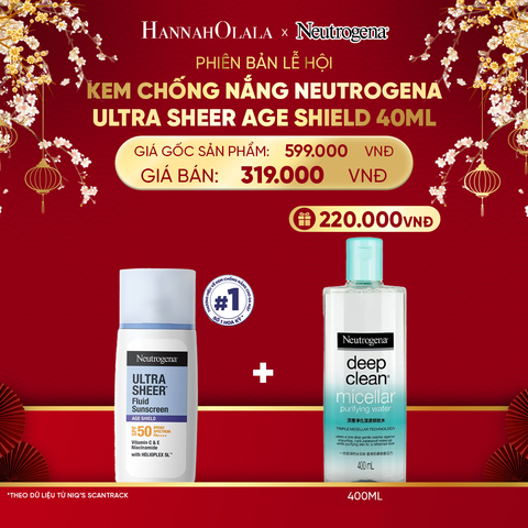  A1488_DEAL 7: KEM CHỐNG NẮNG NEUTROGENA ULTRA SHEER AGE SHIELD 40ML 