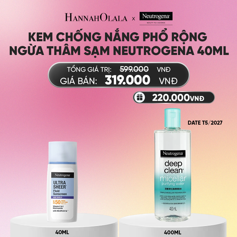  KEM CHỐNG NẮNG PHỔ RỘNG NGỪA THÂM SẠM NEUTROGENA ULTRA SHEER AGE SHIELD 40ML_A929 