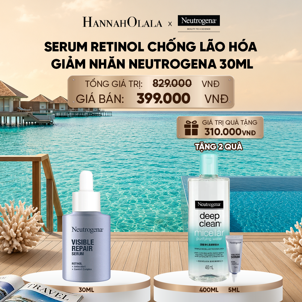  SERUM RETINOL CHỐNG LÃO HÓA GIẢM NHĂN NEUTROGENA VISIBLE REPAIR 30ML 