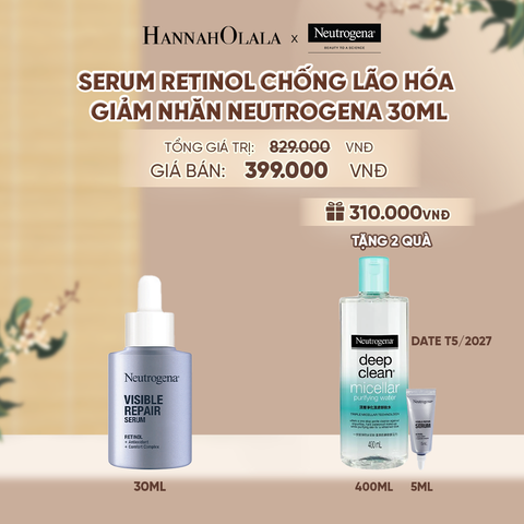  SERUM RETINOL CHỐNG LÃO HÓA GIẢM NHĂN NEUTROGENA VISIBLE REPAIR 30ML - A611 