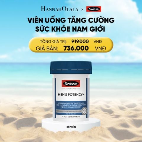  A364_DEAL 12: VIÊN UỐNG TĂNG CƯỜNG SỨC KHỎE NAM GIỚI SWISSE ULTIBOOST MEN'S POTENCY+ (30 VIÊN) 