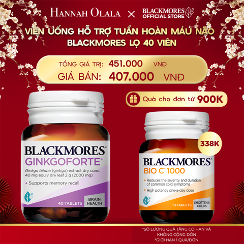  A1242_DEAL 3: VIÊN UỐNG HỖ TRỢ TUẦN HOÀN MÁU NÃO BLACKMORES GINKGOFORTE LỌ 40 VIÊN 