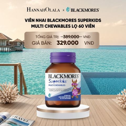  VIÊN NHAI BLACKMORES SUPERKIDS MULTI CHEWABLES ÚC (LỌ 60 VIÊN)_ D497 