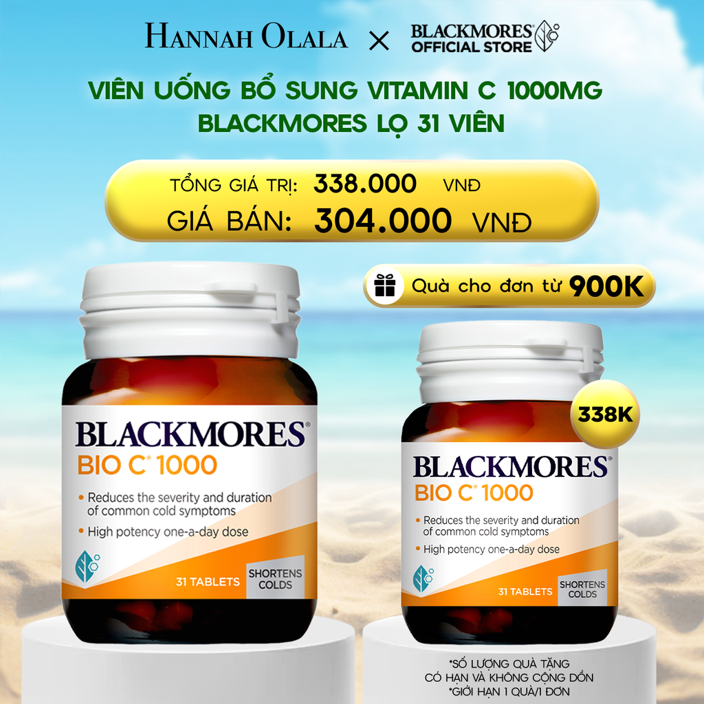  DEAL 5: VIÊN UỐNG BỔ SUNG VITAMIN C BLACKMORES BIO C 1000MG LỌ 31 VIÊN 