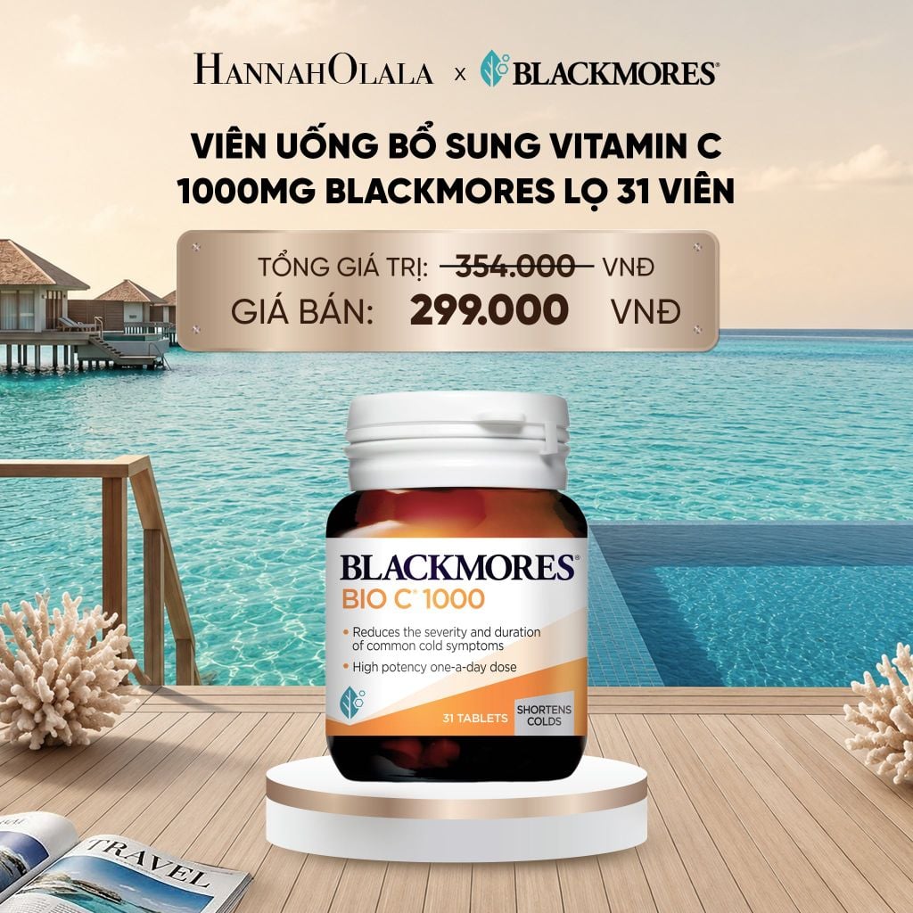  VIÊN UỐNG BỔ SUNG VITAMIN C BLACKMORES BIO C 1000MG LỌ 31 VIÊN_ D860 