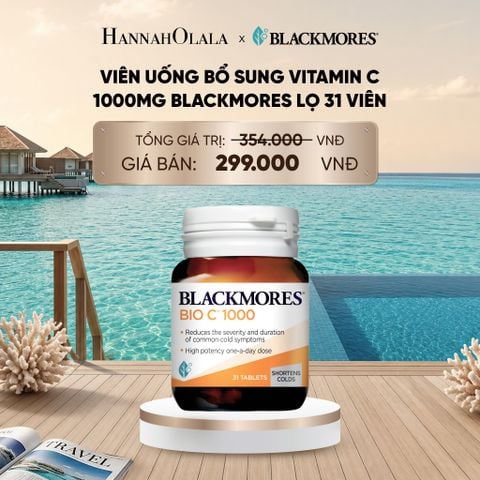 VIÊN UỐNG BỔ SUNG VITAMIN C BLACKMORES BIO C 1000MG LỌ 31 VIÊN_ D860 