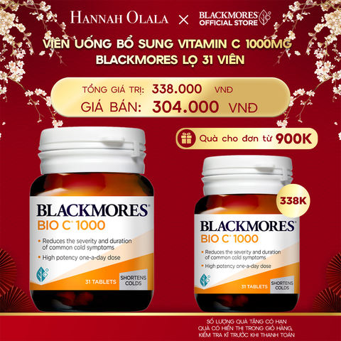  DEAL 5: VIÊN UỐNG BỔ SUNG VITAMIN C BLACKMORES BIO C 1000MG LỌ 31 VIÊN 