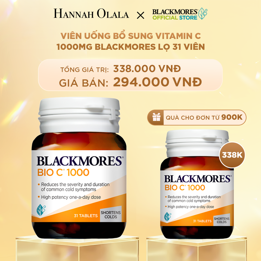  C215_DEAL 5: VIÊN UỐNG BỔ SUNG VITAMIN C BLACKMORES BIO C 1000MG LỌ 31 VIÊN 