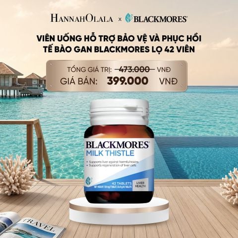  VIÊN UỐNG HỖ TRỢ BẢO VỆ VÀ PHỤC HỒI TẾ BÀO GAN BLACKMORES MILK THISTLE LỌ 42 VIÊN_ D1779 