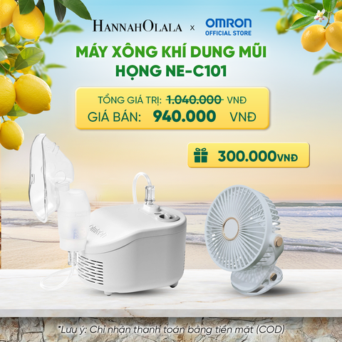  MÁY XÔNG KHÍ DUNG MŨI HỌNG OMRON NE-C101 _ DEAL 7 