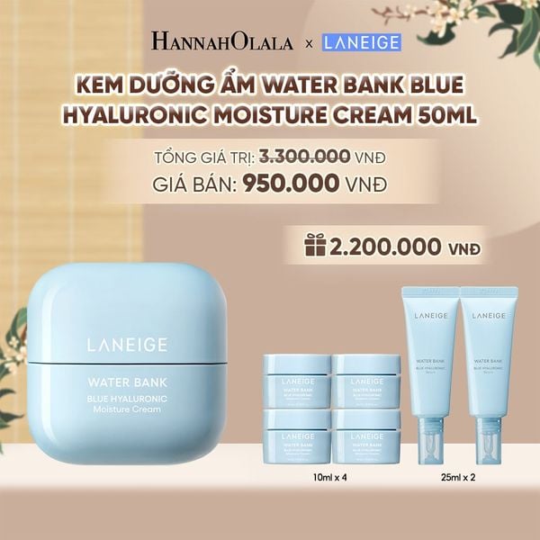  KEM DƯỠNG ẨM WATER BANK BLUE HYALURONIC MOISTURE CREAM 50ML - A556 