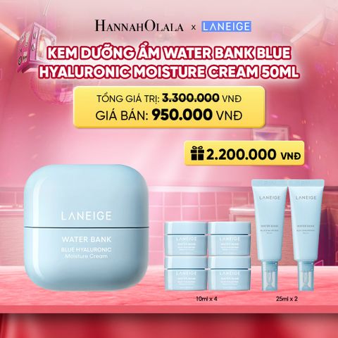  KEM DƯỠNG ẨM WATER BANK BLUE HYALURONIC MOISTURE CREAM 50ML 