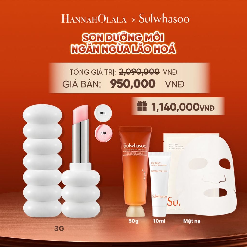  SON DƯỠNG LÀM MỜ NẾP NHĂN MÔI GLOWING LIP BALM 
