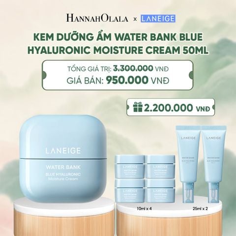 KEM DƯỠNG ẨM WATER BANK BLUE HYALURONIC MOISTURE CREAM 50ML - A1640 