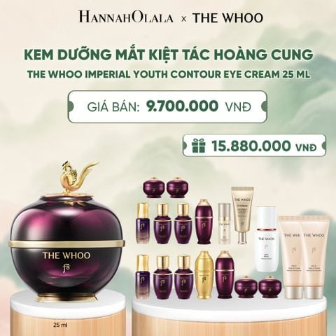  BỘ KEM DƯỠNG VÙNG MẮT KIỆT TÁC HOÀNG CUNG THE WHOO IMPERIAL YOUTH CONTOUR EYE CREAM 25ML SPECIAL SET - A1091 