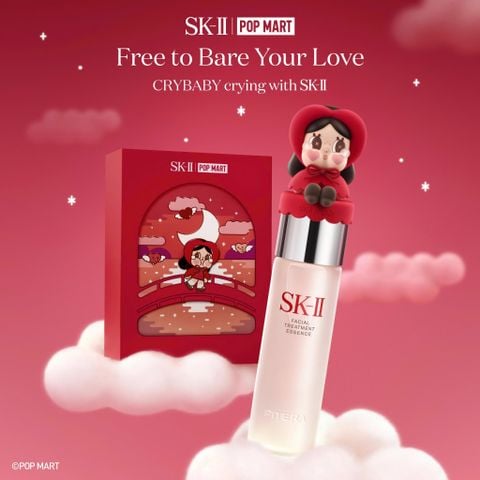  BỘ SẢN PHẨM NƯỚC DƯỠNG ẨM CAO CẤP SK-II X CRYBABY PHIÊN BẢN GIỚI HẠN 