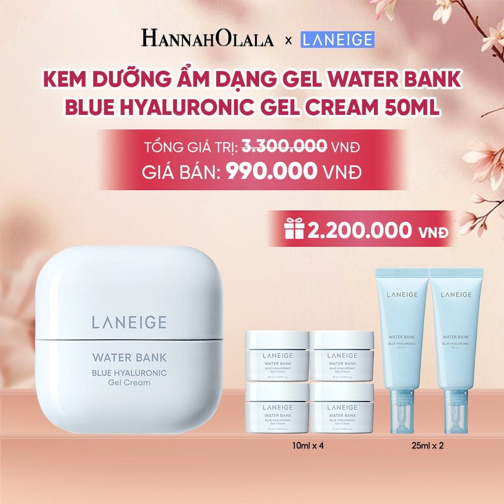  KEM DƯỠNG ẨM WATER BANK BLUE HYALURONIC GEL CREAM 50ML - A595 
